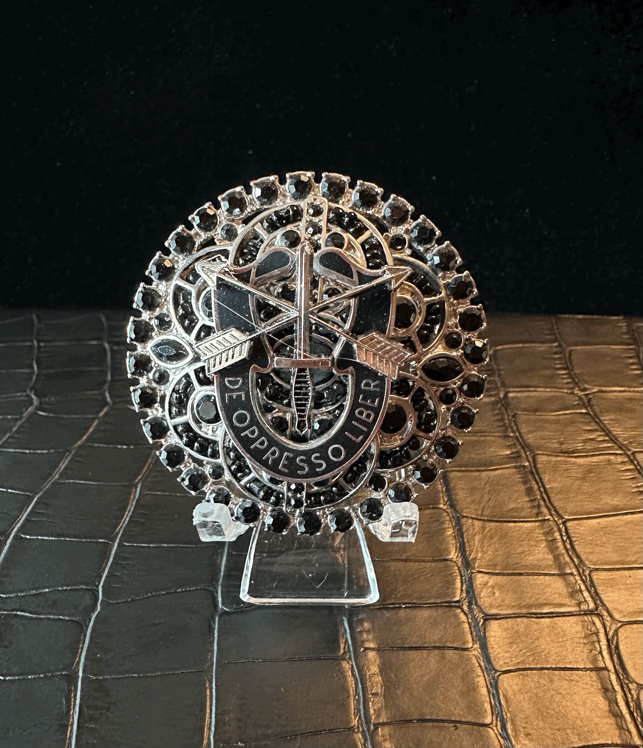 US Army Special Forces Bling Pin Brooch