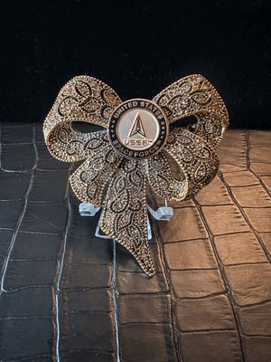 US Space Force Bling Pin Brooch