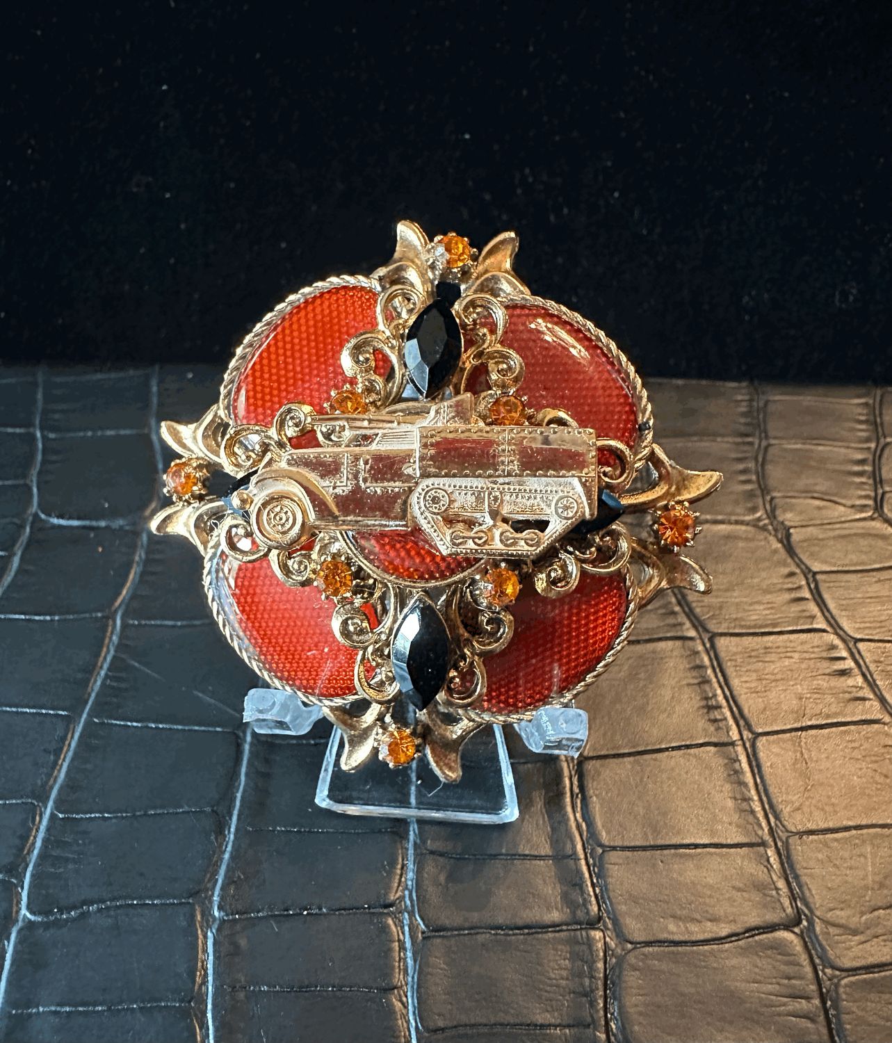 US Army Tank Destroyer Bling Pin Brooch