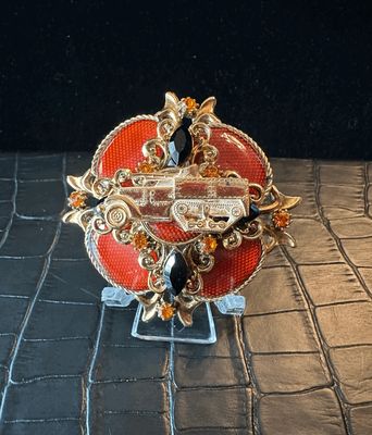 US Army Tank Destroyer Bling Pin Brooch