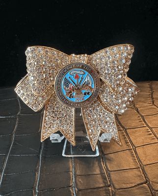 US Army Bling Pin Brooch