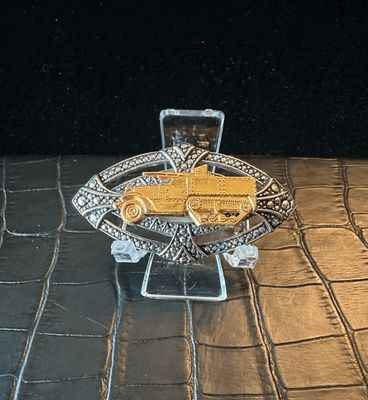 US Army Tank Destroyer Bling Pin Brooch