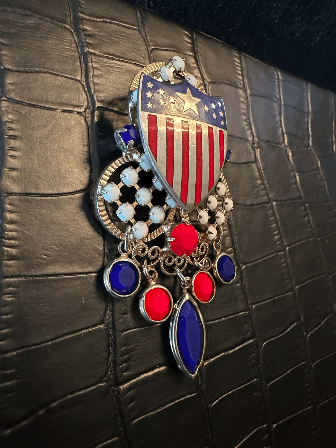 US Army Adjutant General Bling Pin Brooch