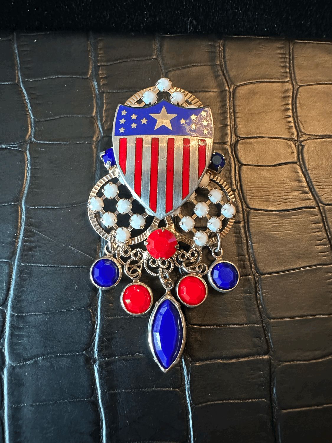 US Army Adjutant General Bling Pin Brooch