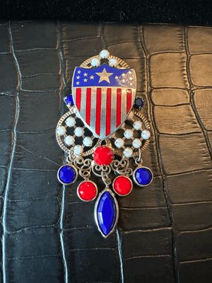 US Army Adjutant General Bling Pin Brooch