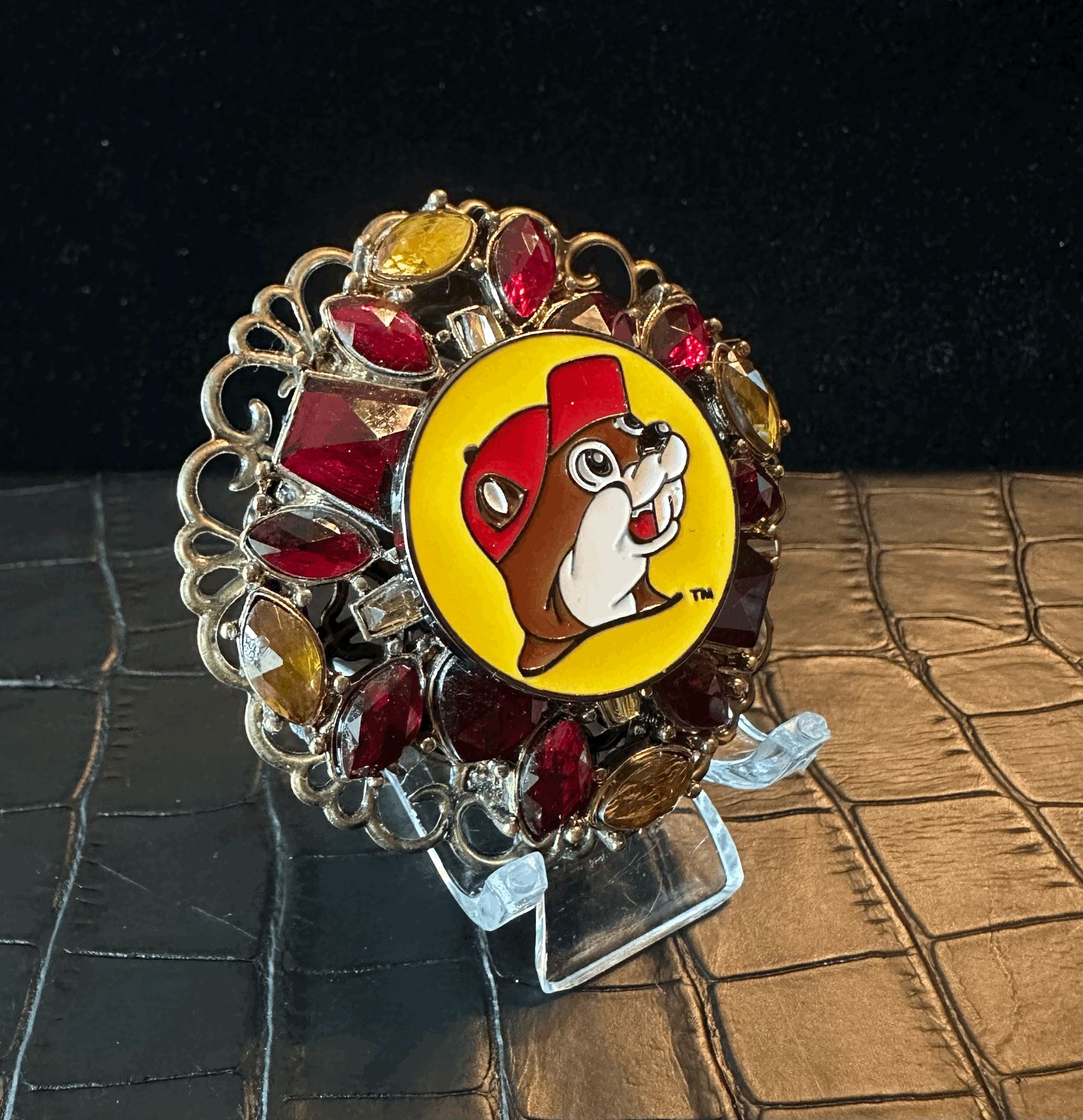 Buc-ee's Bling Pin Brooch