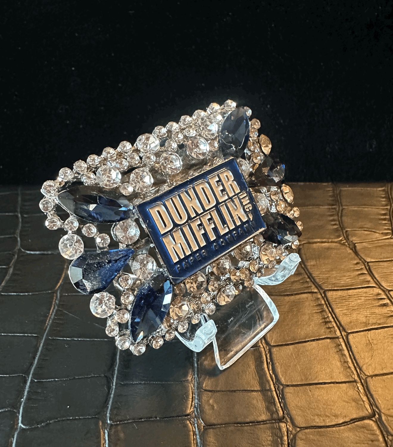 Dunder Mifflin The Office Bling Pin Brooch