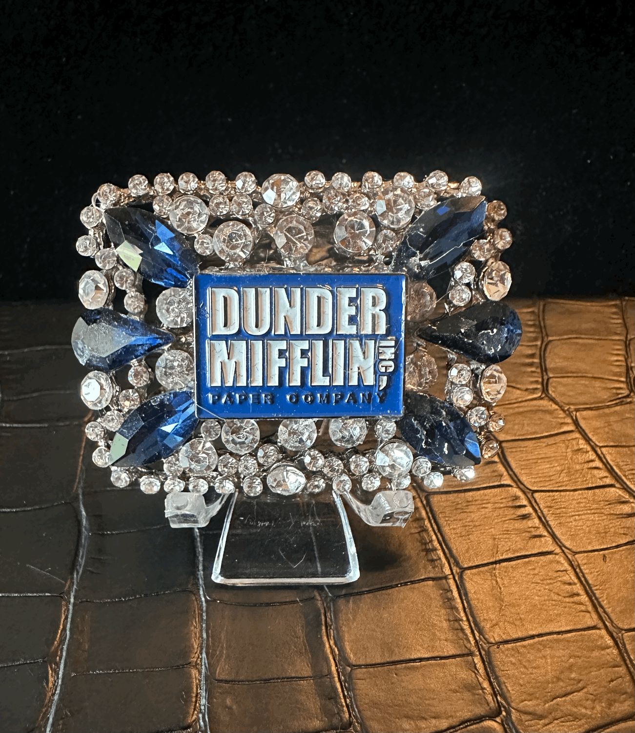 Dunder Mifflin The Office Bling Pin Brooch