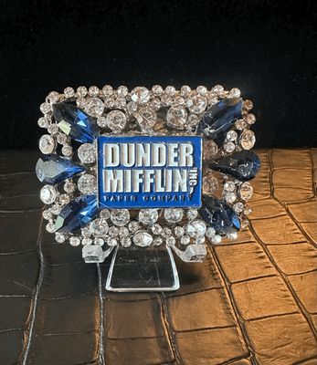 Dunder Mifflin The Office Bling Pin Brooch