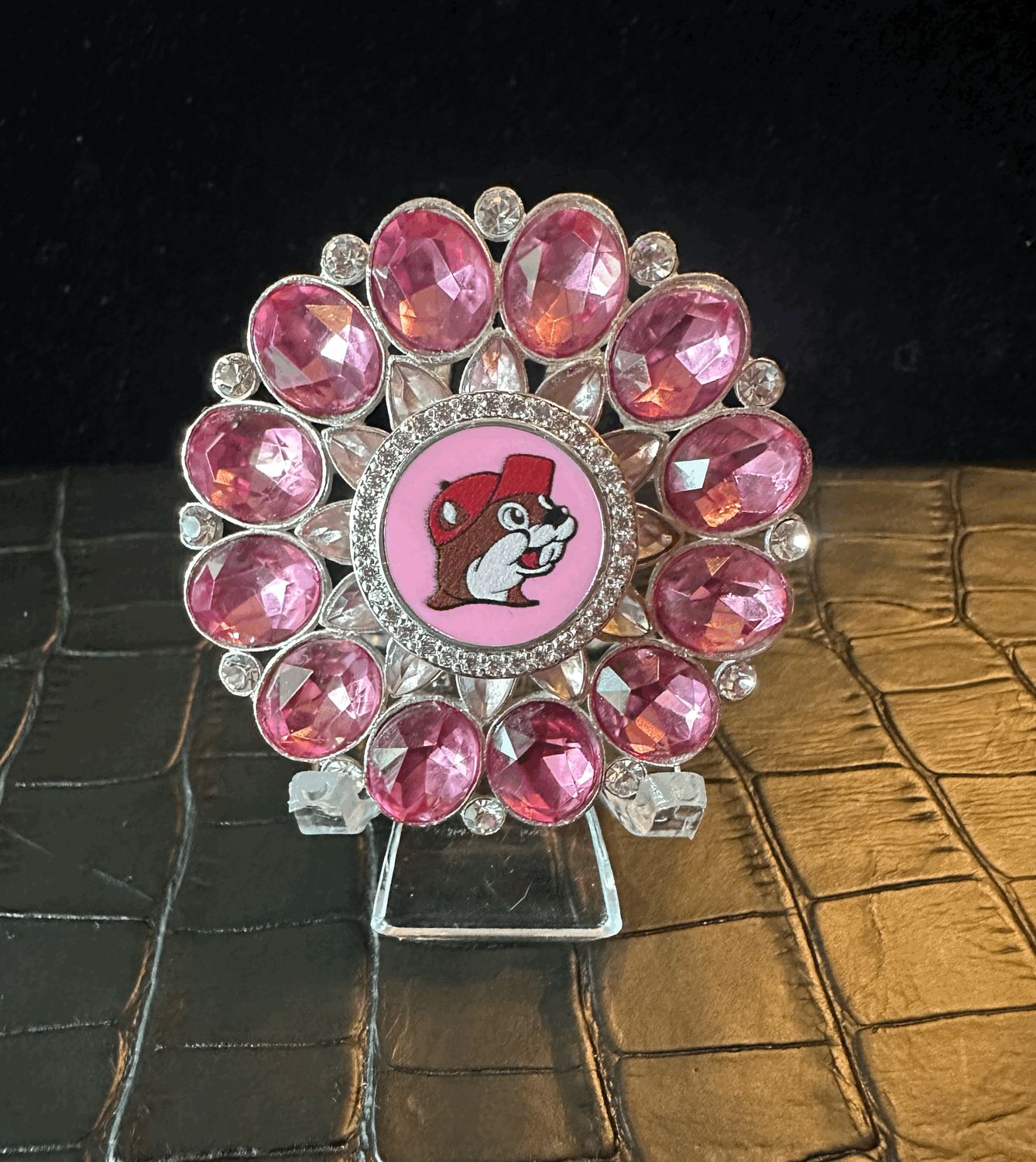 Buc-ee's Bling Pin Brooch
