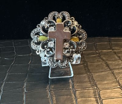 US Army Chaplain Corps Bling Pin Brooch