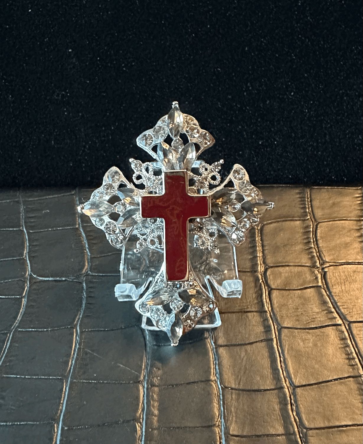 US Army Chaplain Corps Bling Pin Brooch