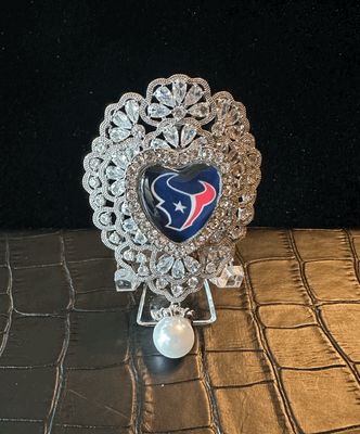 Houston Texans Bling Pin Brooch
