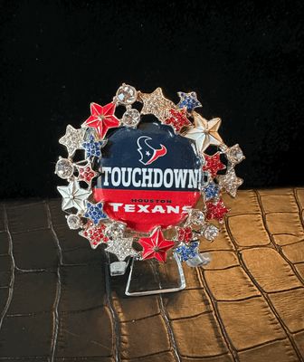 Houston Texans Bling Pin Brooch