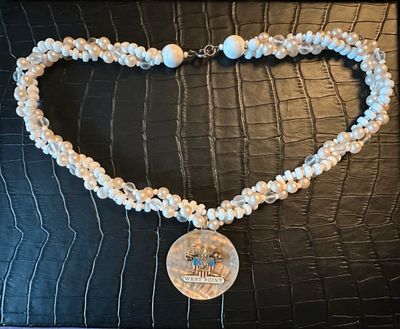 USMA West Point Beaded Necklace