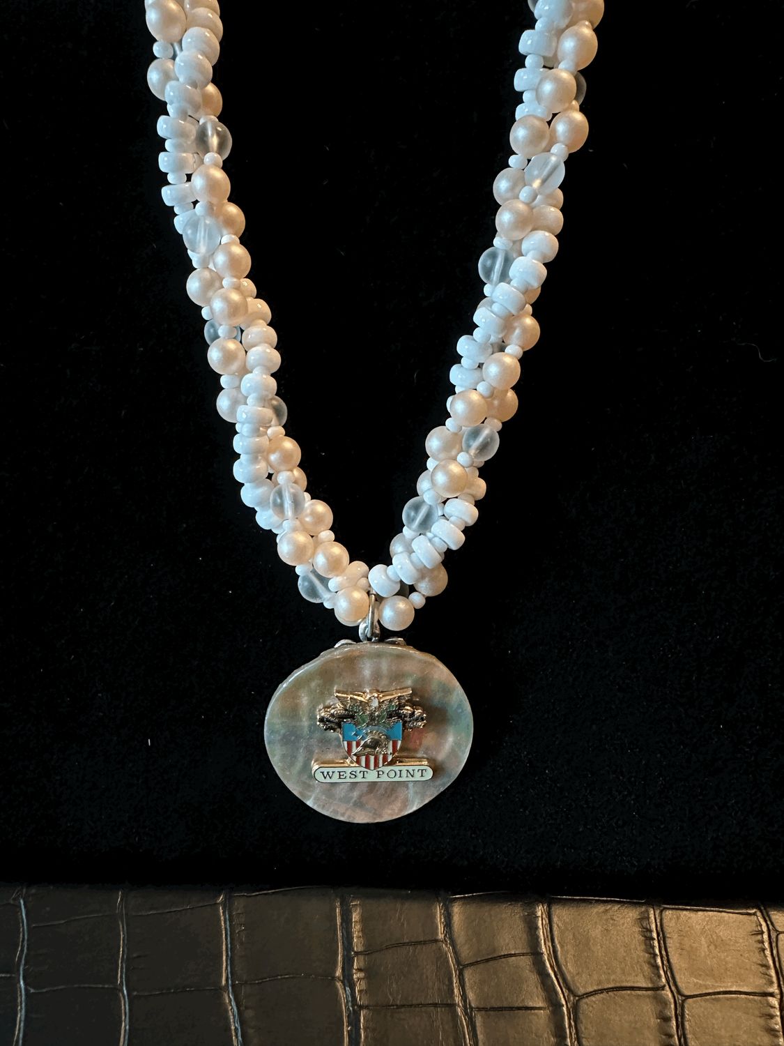USMA West Point Beaded Necklace