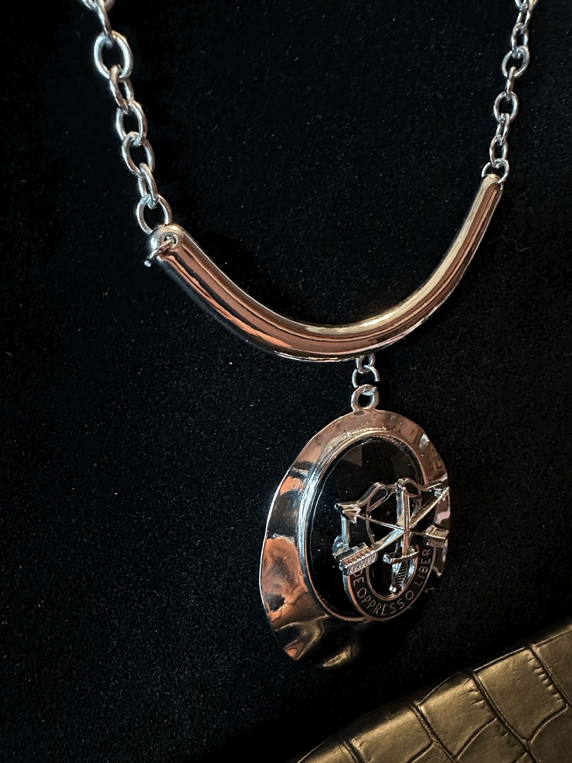 US Army Special Forces Statement Necklace