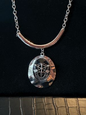 US Army Special Forces Statement Necklace