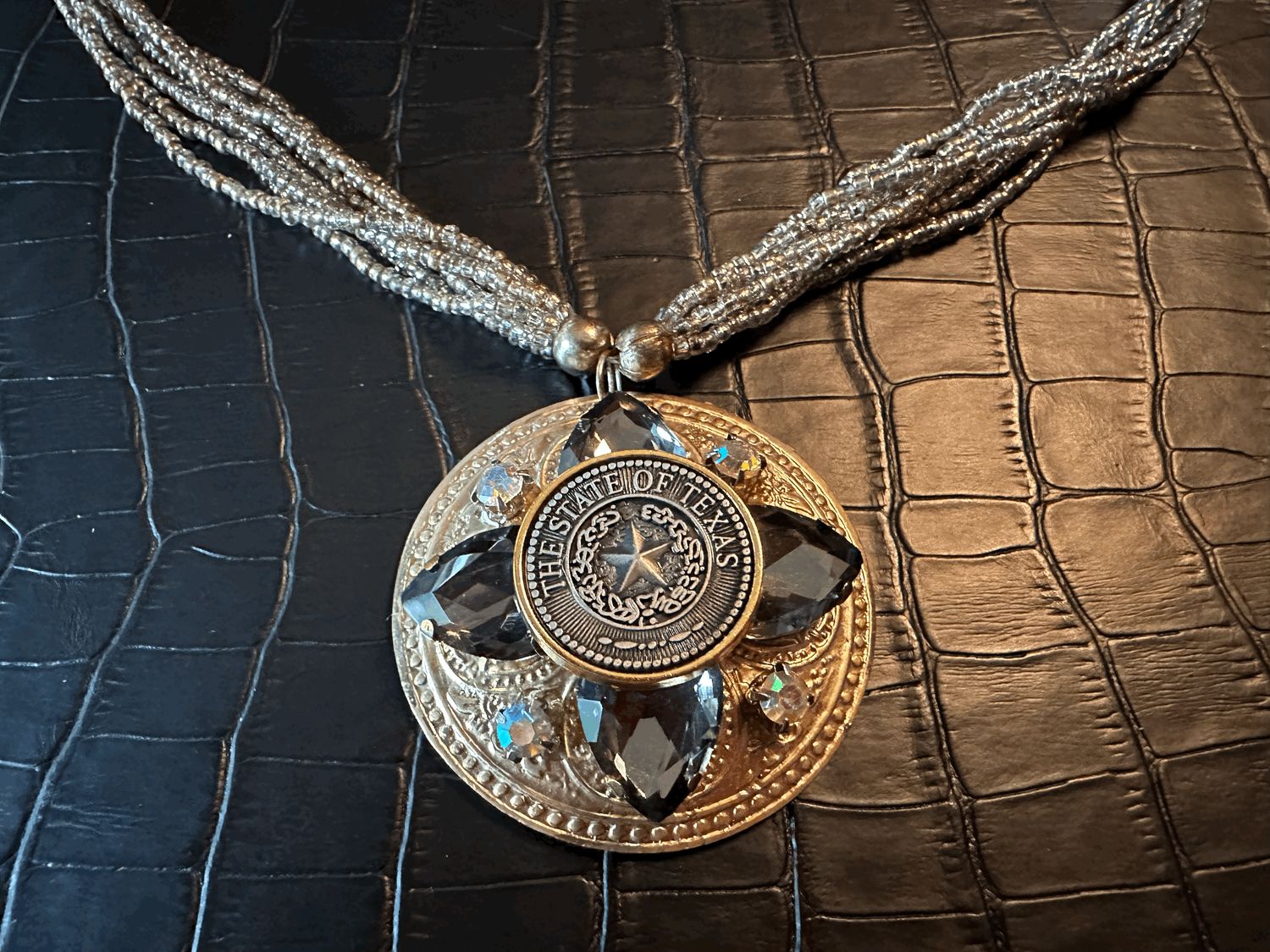 State of Texas Bling Necklace