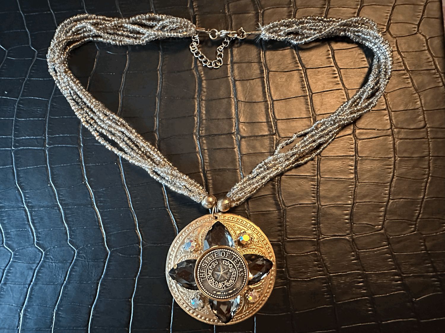 State of Texas Bling Necklace