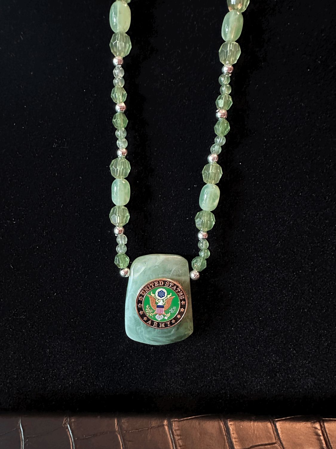 US Army Beaded Necklace