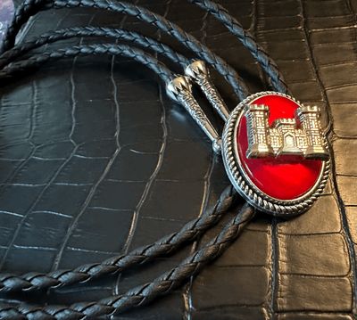 US Army Engineer Bolo Tie