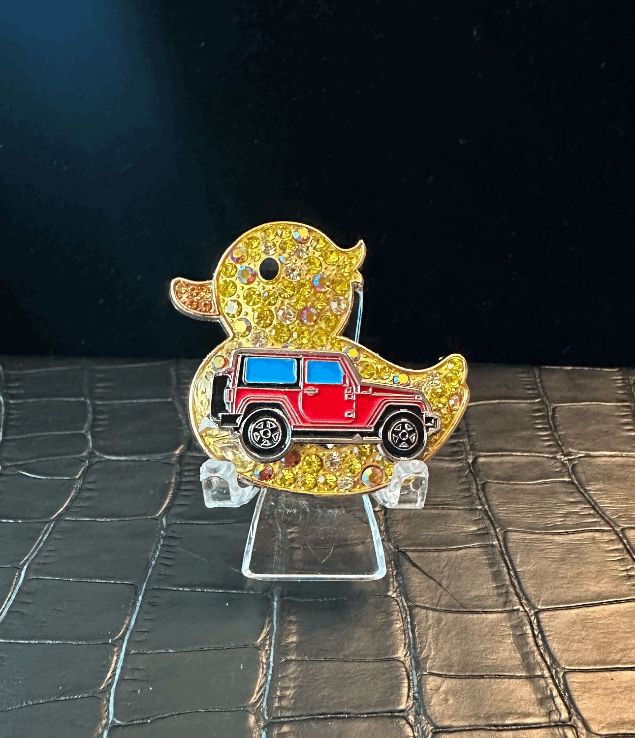 Jeep Duck Wave Bling Pin Brooch