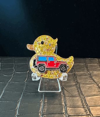 Jeep Duck Wave Bling Pin Brooch
