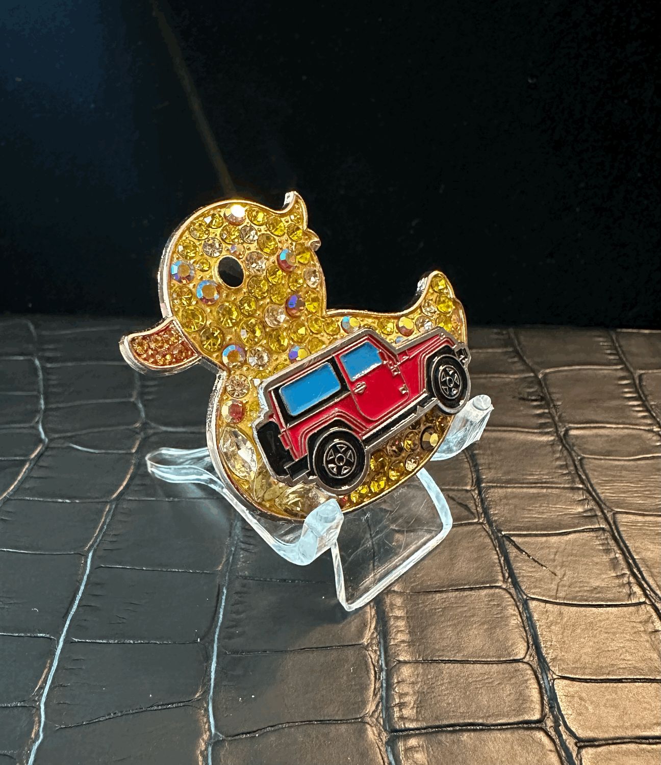 Jeep Duck Wave Bling Pin Brooch