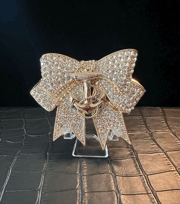 US Navy Anchor Bling Pin Brooch