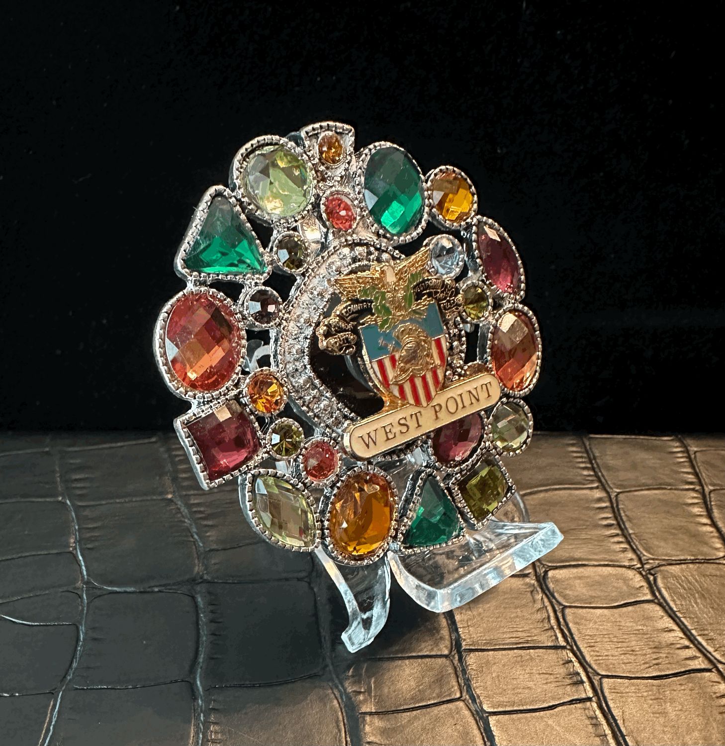 USMA West Point Bling Pin Brooch