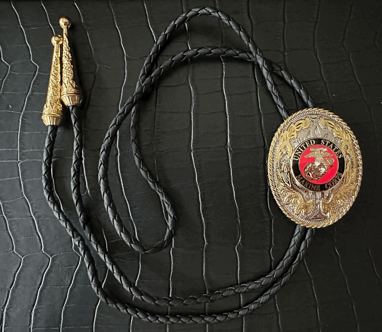 US Marines Bolo Tie