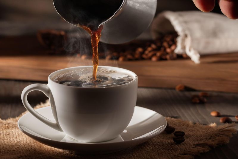 Latte Coffee with cows milk