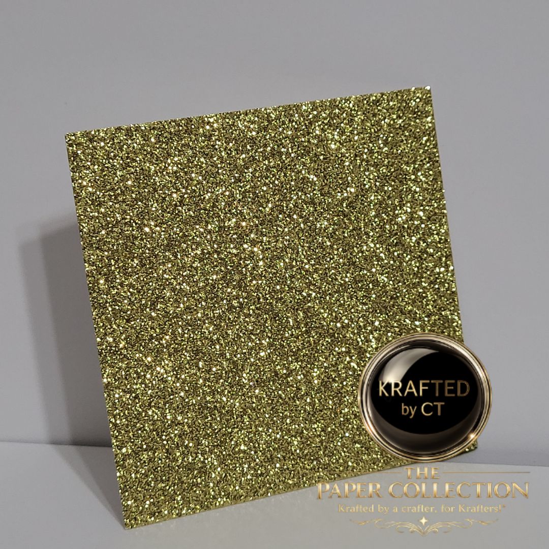 Gold Rush Glitz - Glitter Cardstock