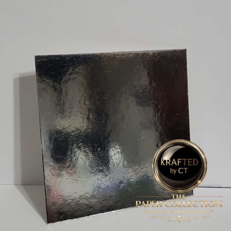 Midnight Lux - 12"  x 12" Mirror Cardstock