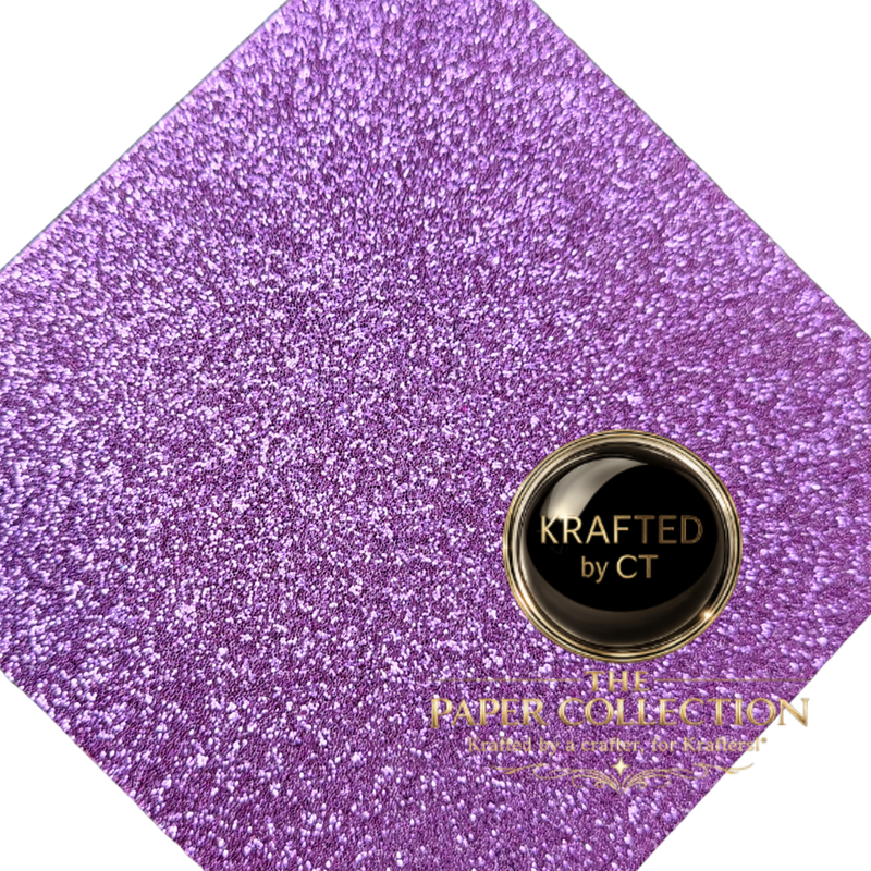 Lavender Spark - 12"  x 12" Glitter Cardstock