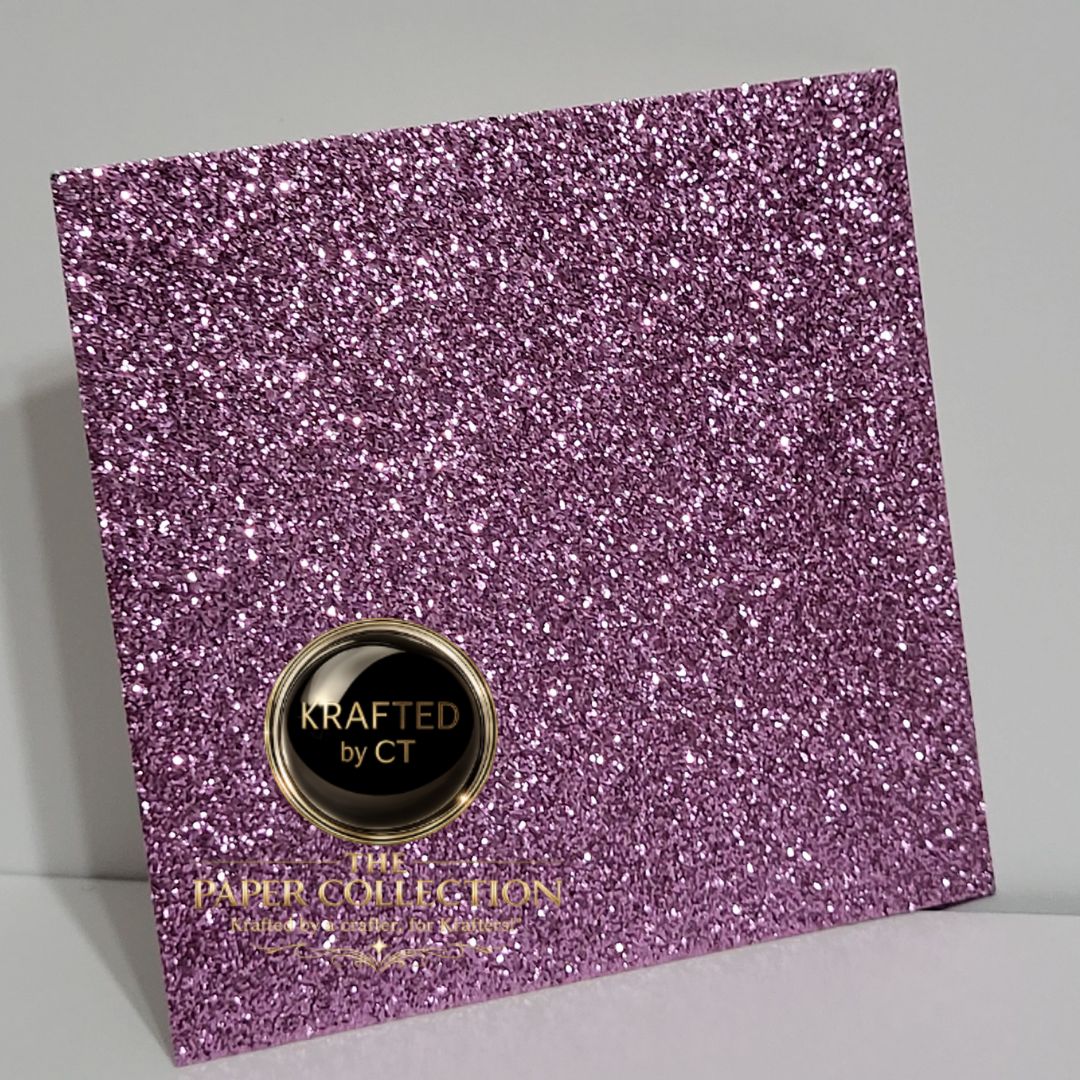 Lavender Spark - Glitter Cardstock