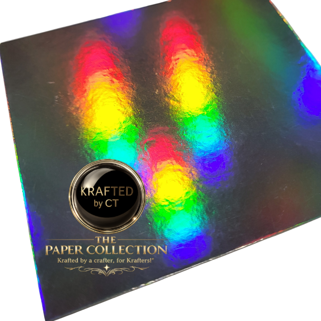 Caribbean Aurora​ Holographic or Iridescent Mirror Cardstock – 12" x 12" | 100lb (270 GSM) available in jamaica