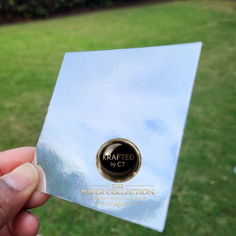 Mirror mirror Silver Mirror Cardstock – 12" x 12" | 100lb (270 GSM) available in jamaica