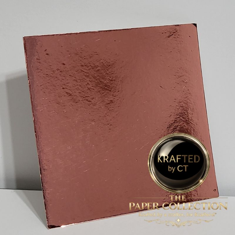Champagne Blush - 12"  x 12" Mirror Cardstock