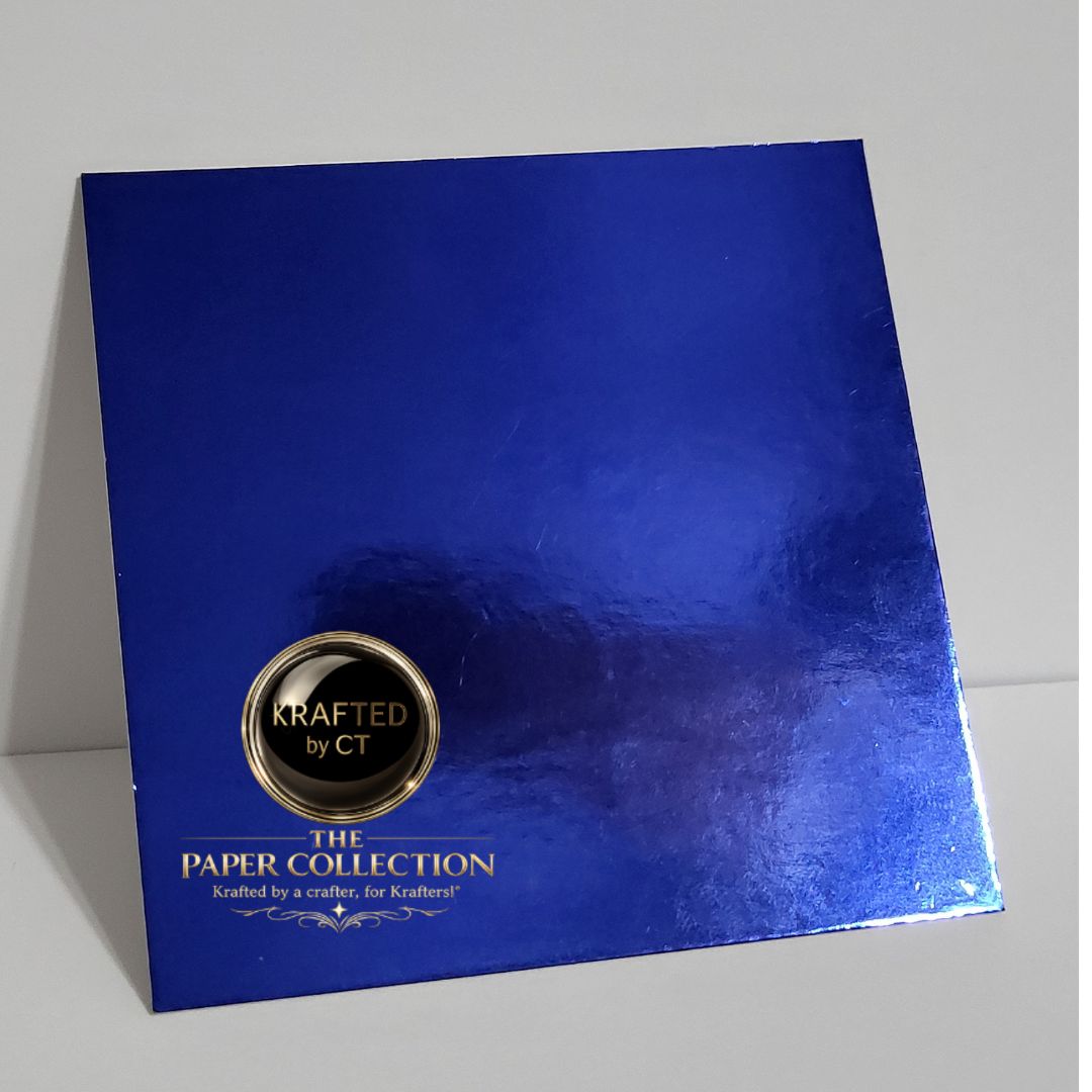 Twilight Majesty​ Blue Mirror Cardstock – 12" x 12" | 100lb (270 GSM) available in Jamaica