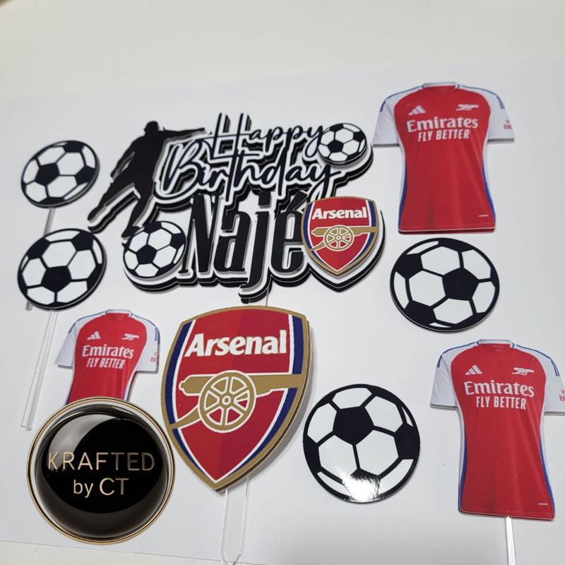 Football theme toppers