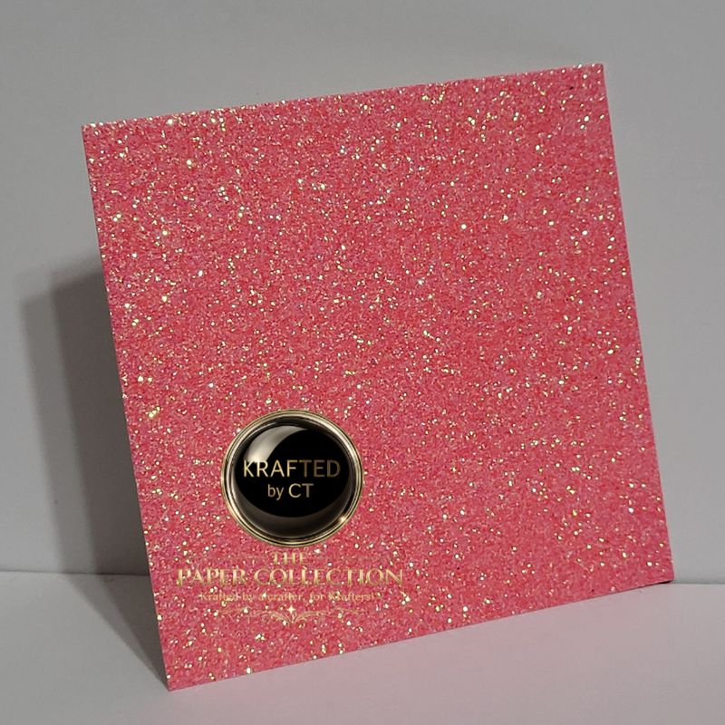 Bubblegum Bling - Glitter Cardstock
