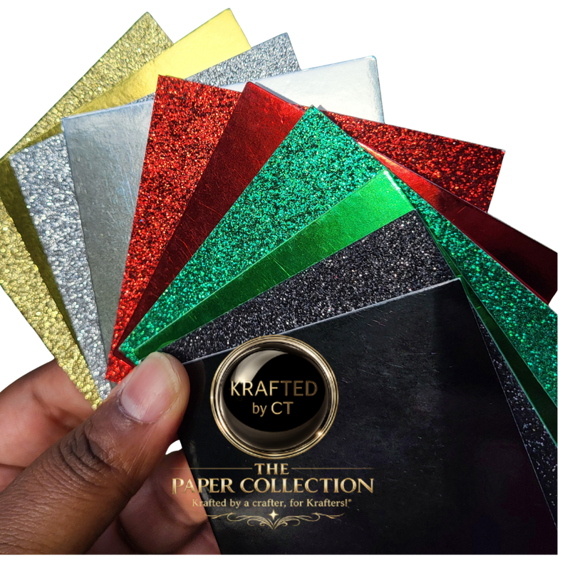 4th Anniversary Variety Pack - Glitter &amp; Mirror 12"x12" Cardstock