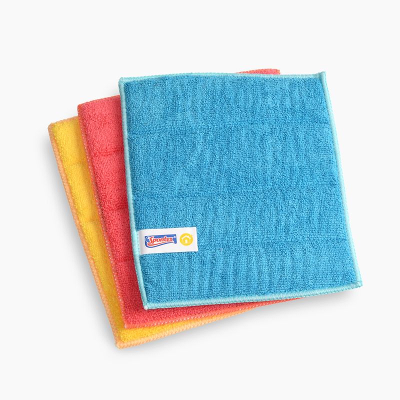 Microfibre Absorb με Σπογγοπετσέτα 3 τεμ