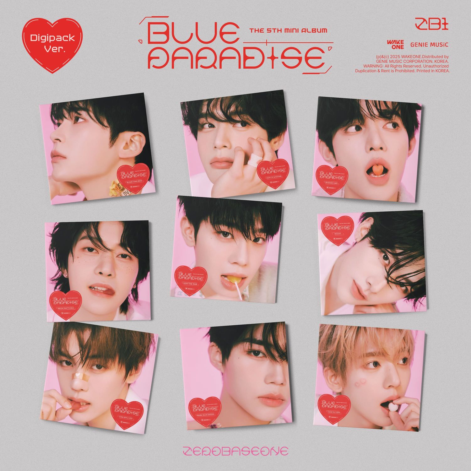 5th Mini Album [BLUE PARADISE] (Digipack Ver.)