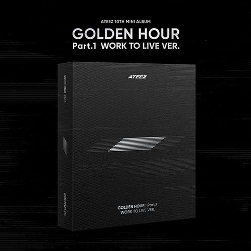 ATEEZ 10th Mini Album [GOLDEN HOUR Part.1] (WORK TO LIVE VER.)