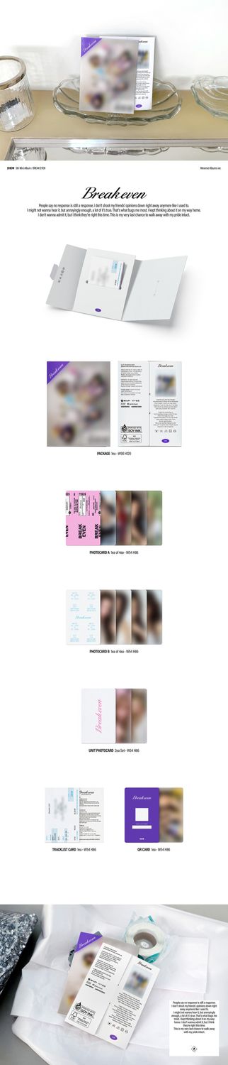 ILLIT - (Weverse Gift) 5th Mini Album [BREAK EVEN] (Weverse Albums Ver.)