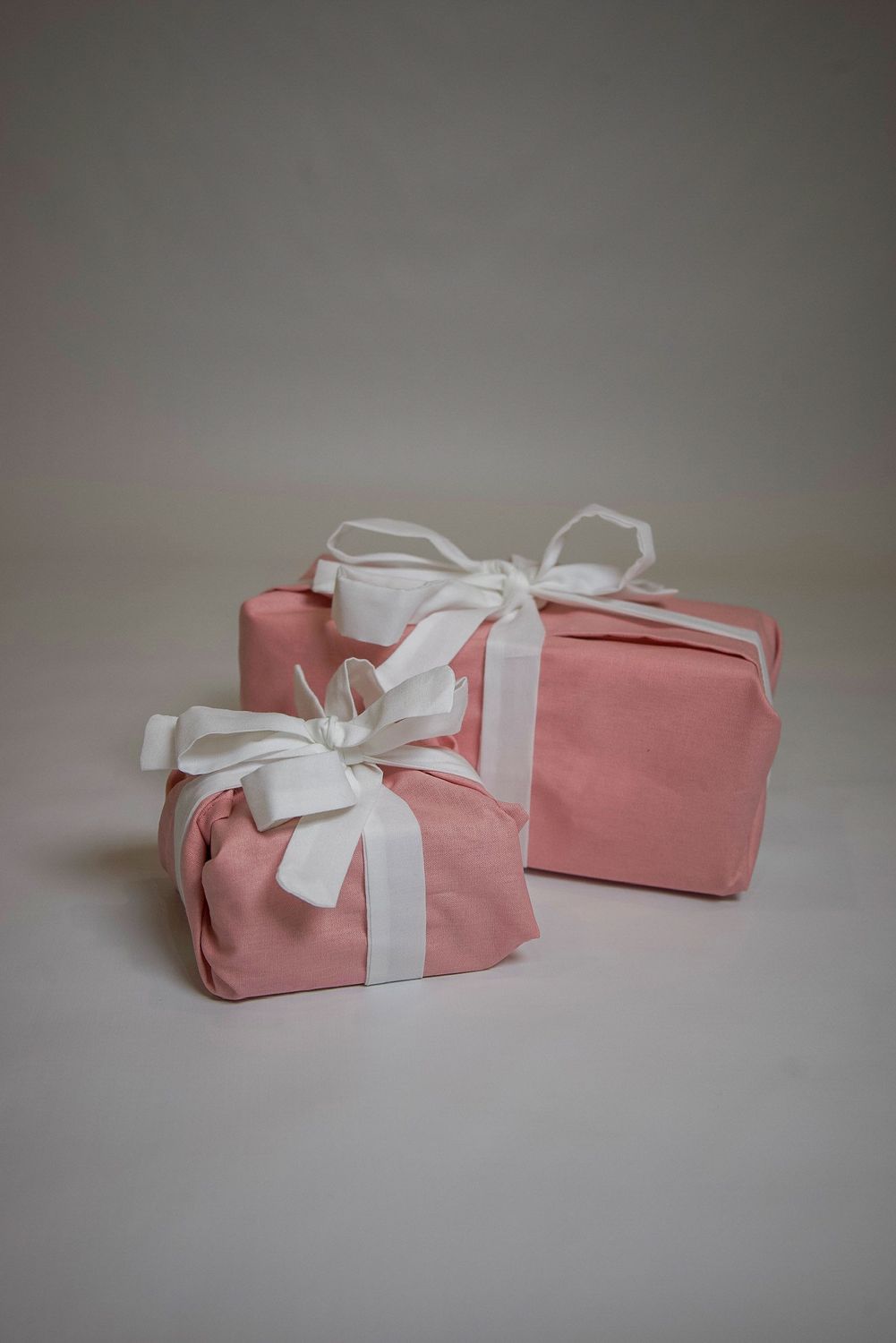 Pink and White Fabric Wrap