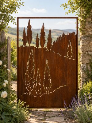 Paravent Toskanische Landschaft breit Paravent Toskanische Landschaft breit